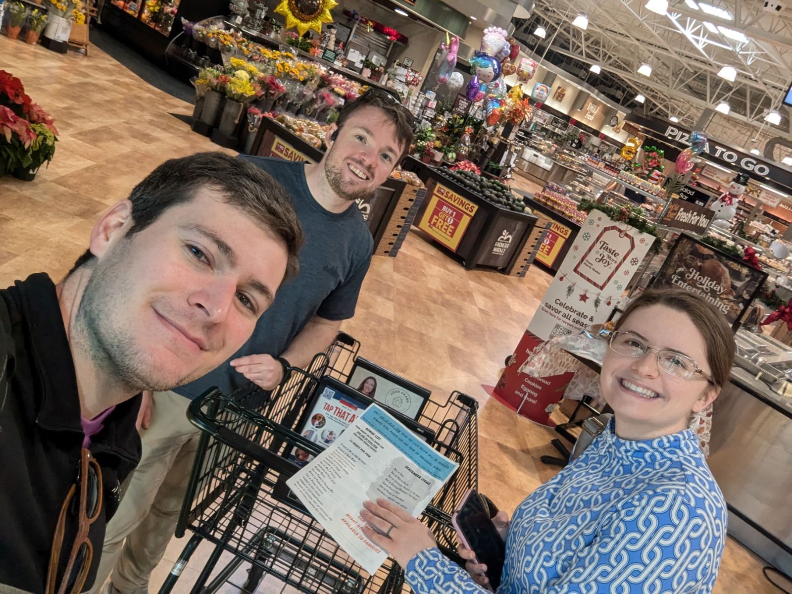 Gathering items on the manifest! Gathering items on the manifest!