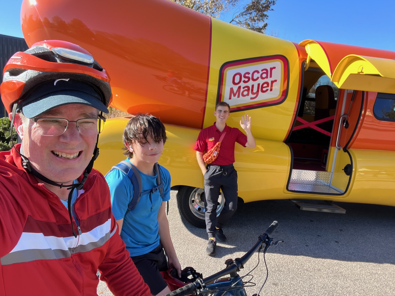 Cranksgiving 2024 had the OM Weinermobile visit us! Cranksgiving 2024 had the OM Weinermobile visit us!